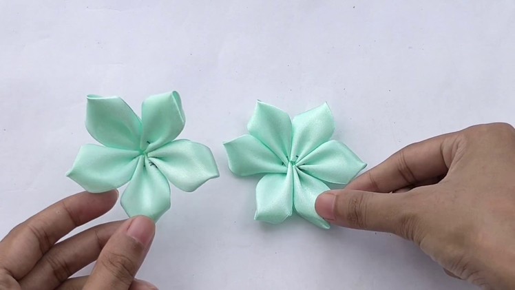 How To Make Flowers Out Of Ribbon | Realistic and Super Easy