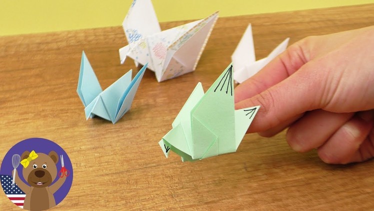 Origami Dove EASY  Make Birds out of Paper | Origami Projects for Kids