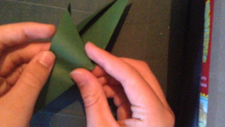 Origami toy soldier