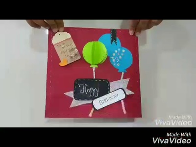 Birthday Card | Handmade Greeting Card | Sister Special Card |Easy & Creative ideas