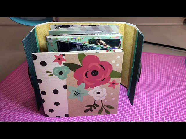 Chipboard Accordion Album Scrapbook