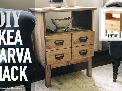 DIY: IKEA TARVA Hack (Faux Apothecary Cabinet)