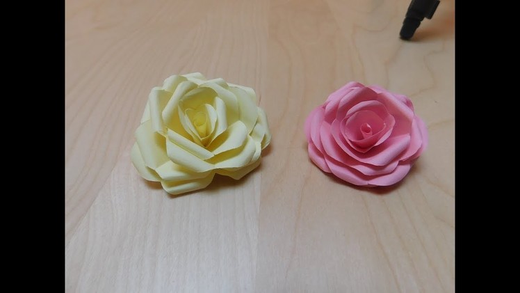 DIY Origami Rose Falten