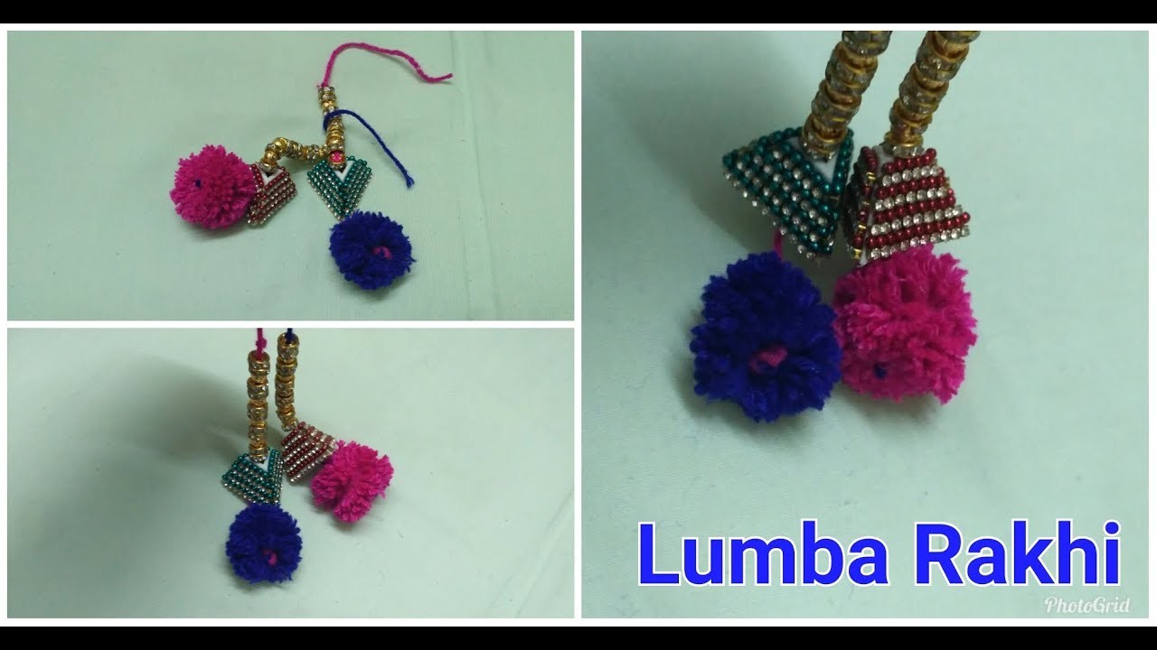 Easy Lumba Rakhi at Home Handmade Lumba Rakhi Creative Star