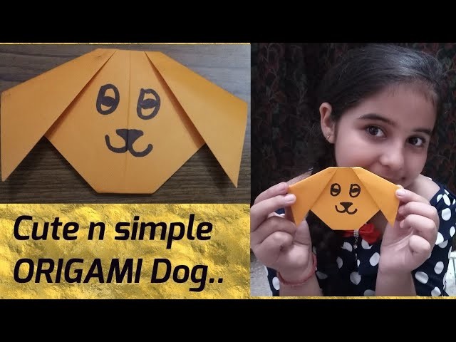 Easy origamy dog for kids | DIY | origami | #kids