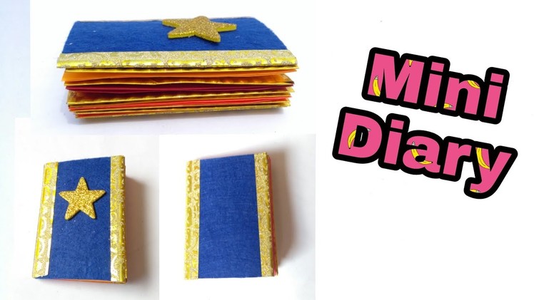 Handmade mini diary | notebook making | gift making | teachers day gift ideas | HMA##153
