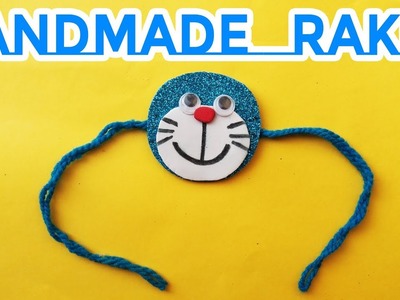 Handmade Rakhi for Kids || Doraemon || Raksha Bandhan || The Blue Sea Art