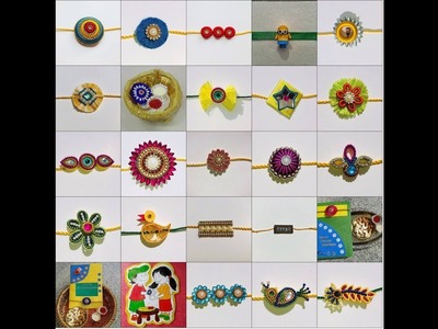 Handmade rakhi for raksha bandhan at home