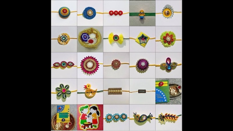 Handmade rakhi for raksha bandhan at home