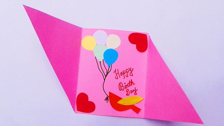 Happy Birthday card | Beautiful Handmade Birthday card Tutorial