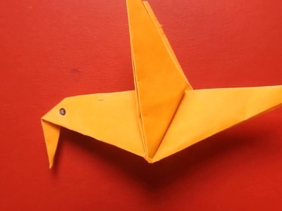 How To Make An Easy Origami Paper Bird for Beginner