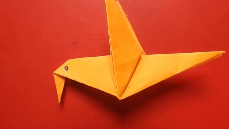 How To Make An Easy Origami Paper Bird for Beginner