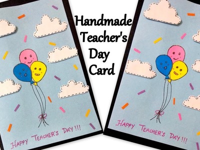 Quick & Easy Teacher's Day card. Handmade Teacher's Day Card