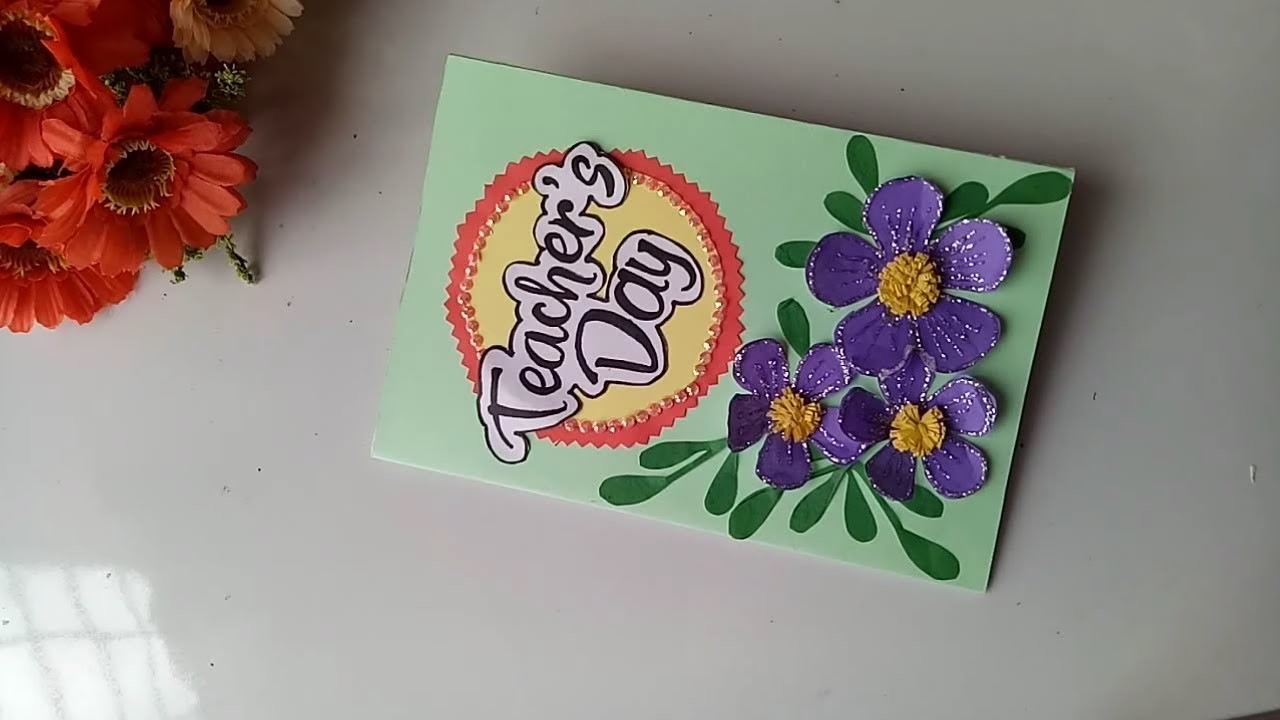 Teachers Day Card Handmade Teachers Day Card Making Idea