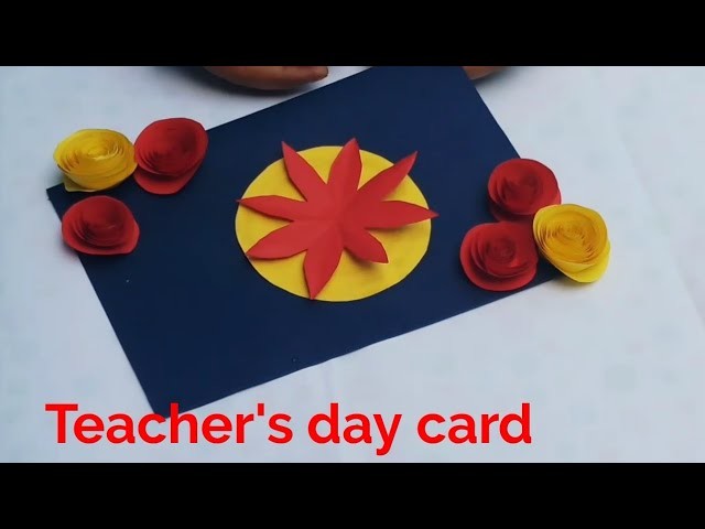 Teacher's day card handmade,Teacher's day gift ideas,greeting cards crafts ideas