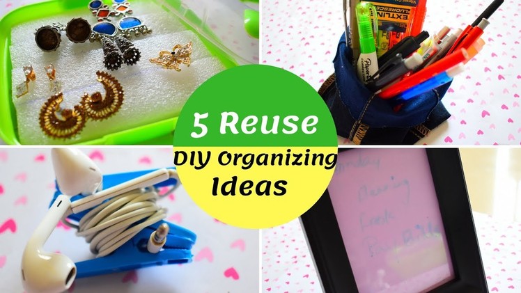 5 DIY Home Organizing Ideas தமிழ்| Cheap & Useful Ideas