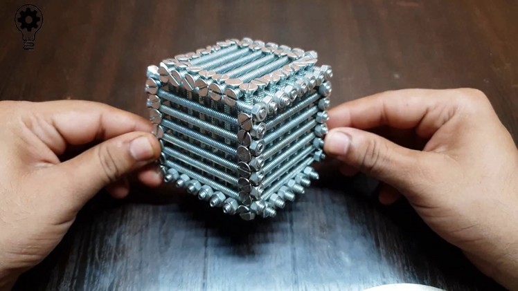 Amazing DIY Nut bolt cube |Make Boom Box