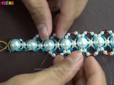 Bridal Bracelet Making Tutorial part - 2 | step by step jewellary making tutorial