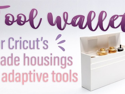 Cricut Tool Wallet - DIY Auto raising, flip top storage