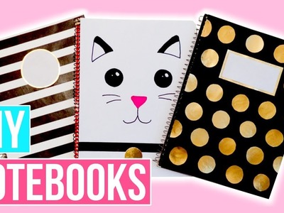 Cute DIY Notebook Covers for Back To School 2018