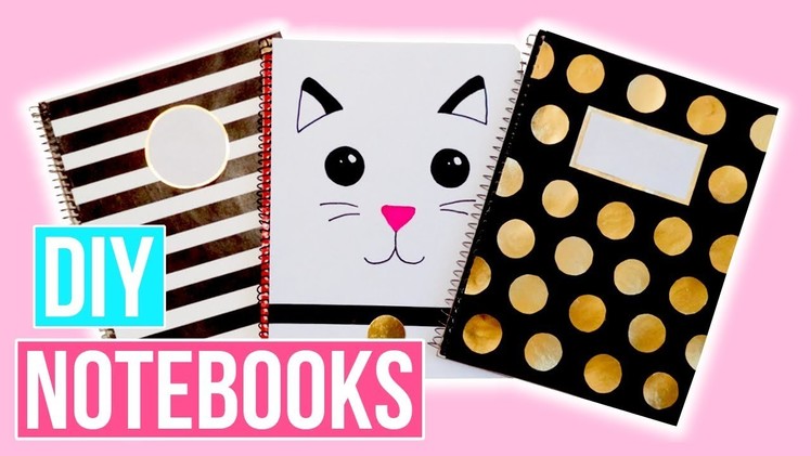 Cute DIY Notebook Covers for Back To School 2018