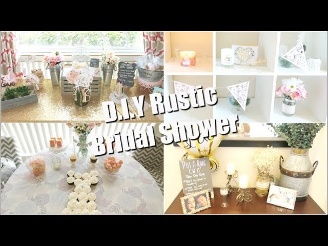 D.I.Y Rustic Bridal Shower. Shower Haul