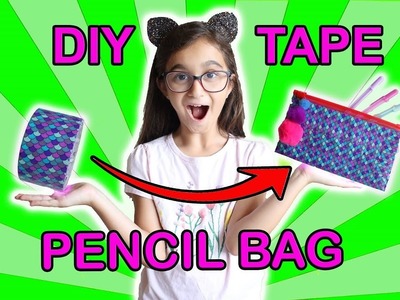 DIY $1 PENCIL BAG! ???? | DUCT TAPE TO BAG! | WackyTube