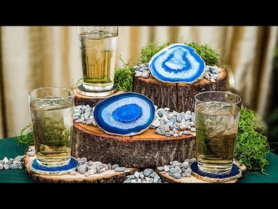 DIY Agate Coasters - Home & Family