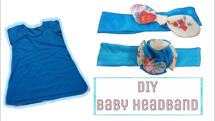 DIY: Cute and Easy Headbands for Baby from Old Shirt!