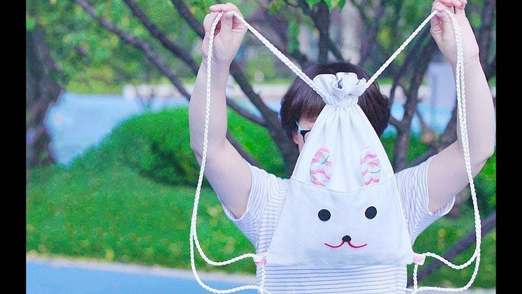 DIY Easy Drawstring Bag | DIY Back To School