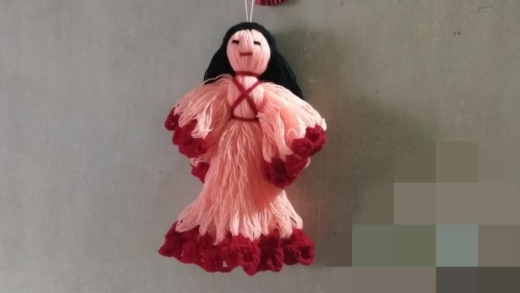DIY easy woolen doll