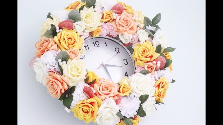 Diy Flower clock