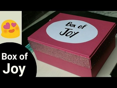 DIY Gift Box of Joy for Best Friend. Boy Friend |