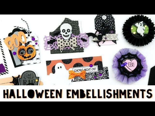 DIY Halloween Embellishments | Halloween 2018 #9 | Serena Bee Creative