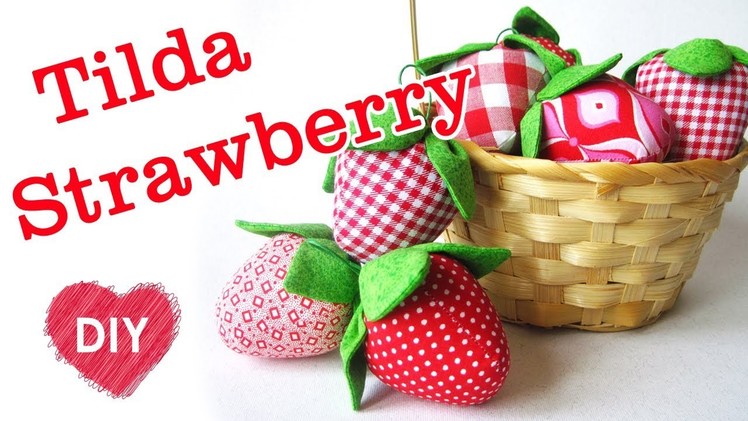 DIY. How to sew a Tilda Strawberry