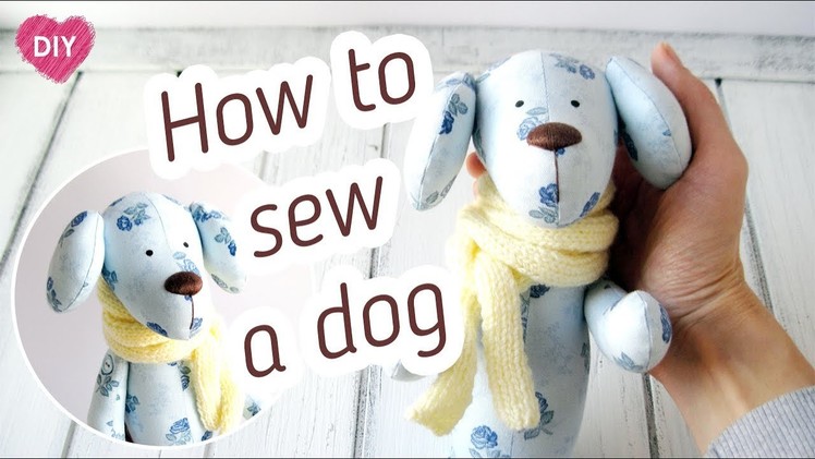 DIY. How to sew Tilda dog.