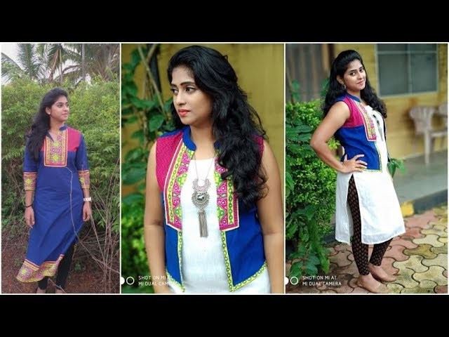 DIY - Jacket From Old Kurti In Just 3 Easy Steps | #112