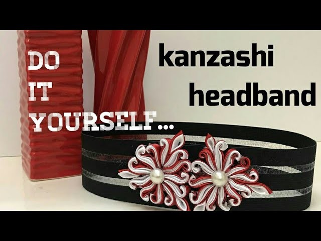 Diy kanzashi Headband