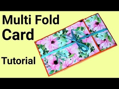 DIY Multi Fold Card | Mini Scrapbook | DIY Scrapbook |