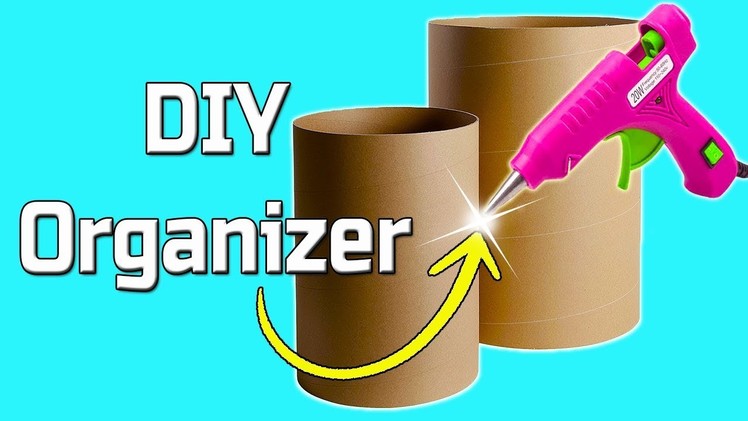 DIY Organizer with cardboard tubes - Ecobrisa DIY