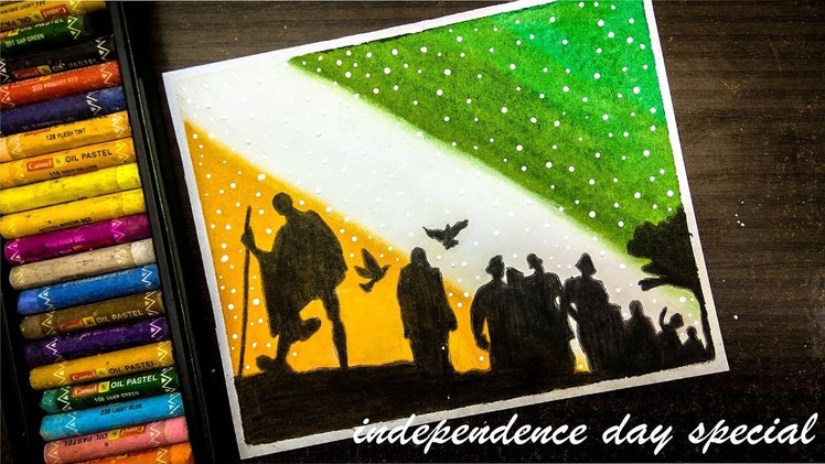 DIY painting for independence day projects | independence day special | cards for independence day