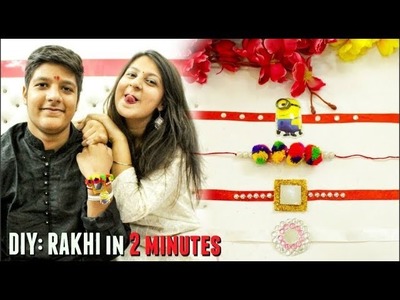 DIY: Rakhi in 2 Minutes | Raksha Bandhan | Shirin Talwar