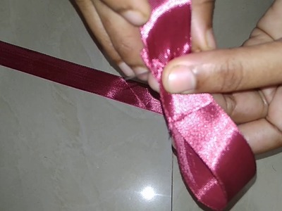 DIY satin ribbon bow for ribbon cutting ceremony. gift wrapping. bow from satin ???? ribbon in 3 Min