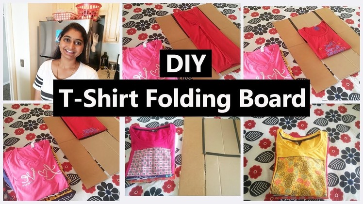 DIY Shirt Floder| How To make T shirt Floding Board With Card board | Shirt Folding Board