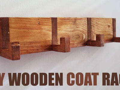 DIY Wooden Coat Rack - Coat Rack Wall Mounted