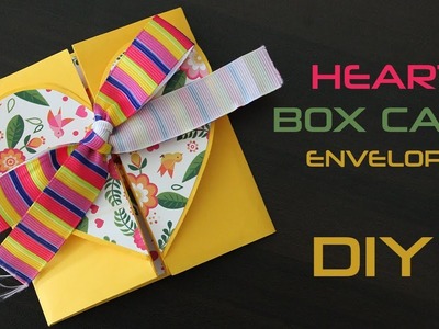 Heart Box Card | Heart Box For Boyfriend.Girlfriend | DIY Envelope