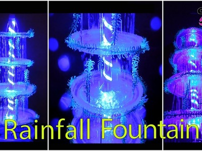 How to make a beautiful rainfall fountain |EASY DIY| Rain Fountain