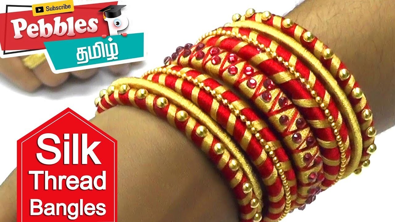 Diy silk thread on sale bangles