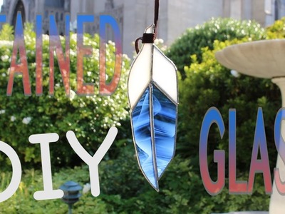 How to make Stained Glass Feather DIY