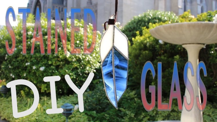 How to make Stained Glass Feather DIY